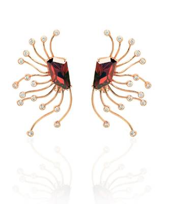 Red EARRING 1