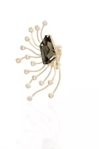 Grey And Gunmetal EARRING