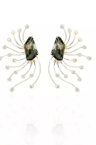 Grey And Gunmetal EARRING