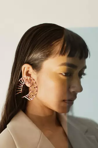 Purple EARRING