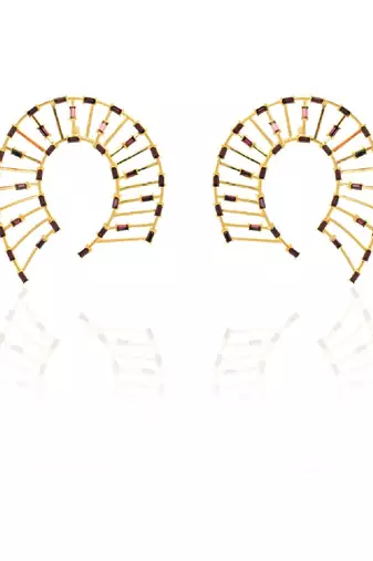 Purple EARRING