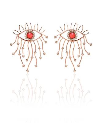 Orange EARRING 1