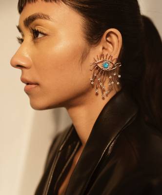 Blue EARRING 2