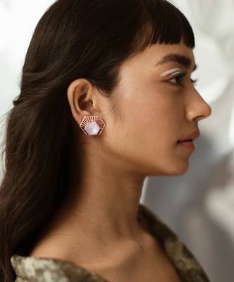 Purple EARRING 2