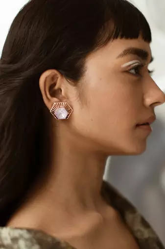 Purple EARRING