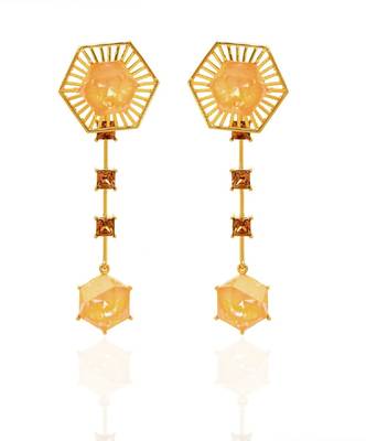 Peach EARRING 1
