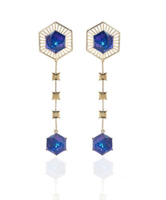 Blue EARRING 2