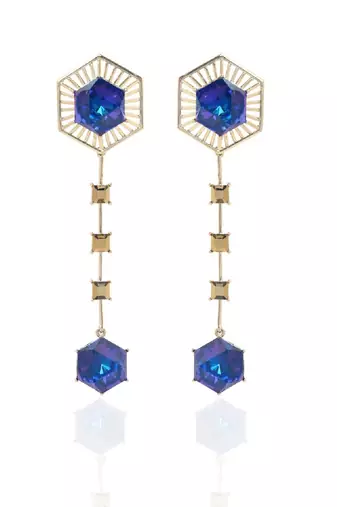 Blue EARRING