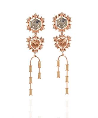 Gold And Grey EARRING 1