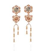 Gold And Grey EARRING