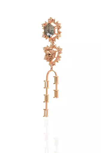 Gold And Grey EARRING