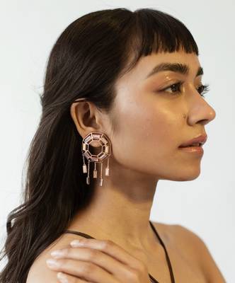 Abf In Rose Earring 1