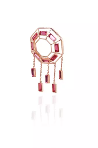 Pink In Rose Earring