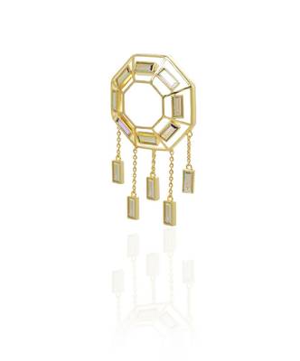 Abf In Gold Earring 2
