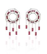 Pink In Silverearring