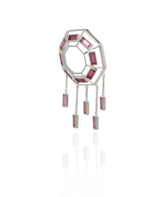 Pink In Silverearring 2