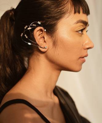 Gun Metal Earring 4