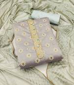 Grey Mirror Chanderi Salwar