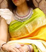 Silver Pink Princy Necklace