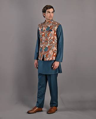 Maroon & Teal Green Fiore 2