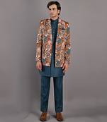 Maroon & Teal Green Admon