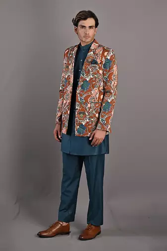 Maroon & Teal Green Admon