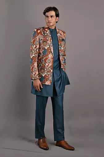 Maroon & Teal Green Admon