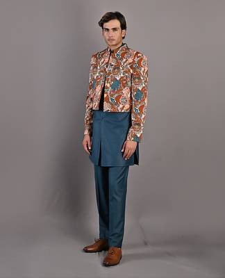 Maroon & Teal Green Jared 1