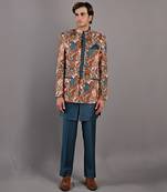 Maroon & Teal Green Cosmos