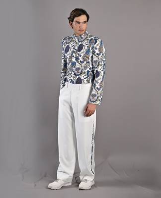 Blue & White Dermot 1