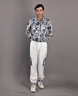 Blue & White Florian 2