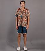 Maroon & Teal Green Oak