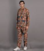 Maroon & Teal Green Adelio