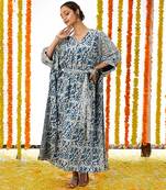 BLUE Kaftan Dress