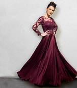 Wine Colored One Piece