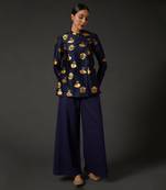 Indigo Blue Block Printed Tunic