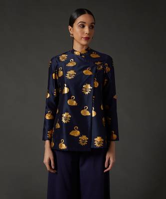 Indigo Blue Block Printed Tunic 3