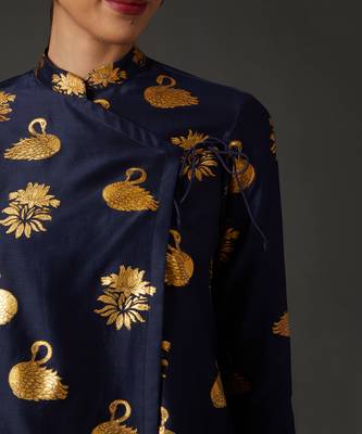 Indigo Blue Block Printed Tunic 4