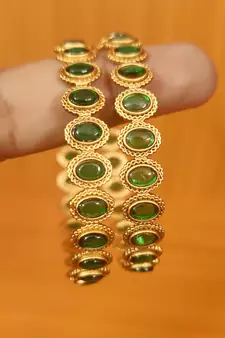 Green bangles-and-bracelets