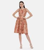 Frock Style Chanderi Dress