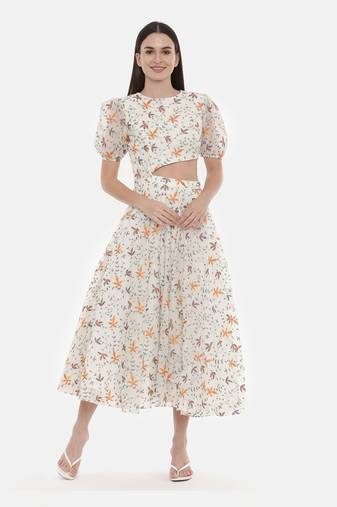 Embroidered Sylish Cut Dress