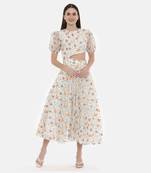 Embroidered Sylish Cut Dress