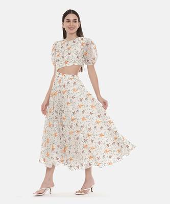 Embroidered Sylish Cut Dress 2