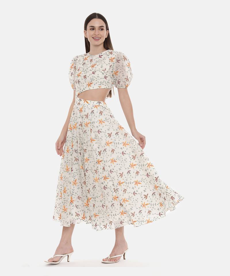 Embroidered Sylish Cut Dress