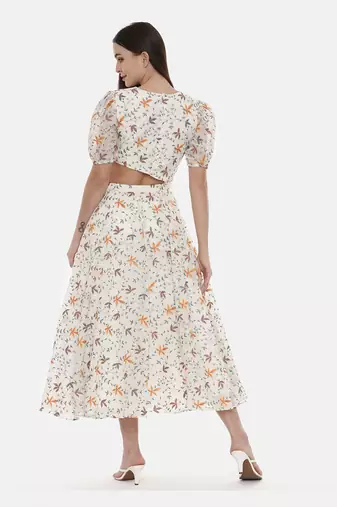 Embroidered Sylish Cut Dress