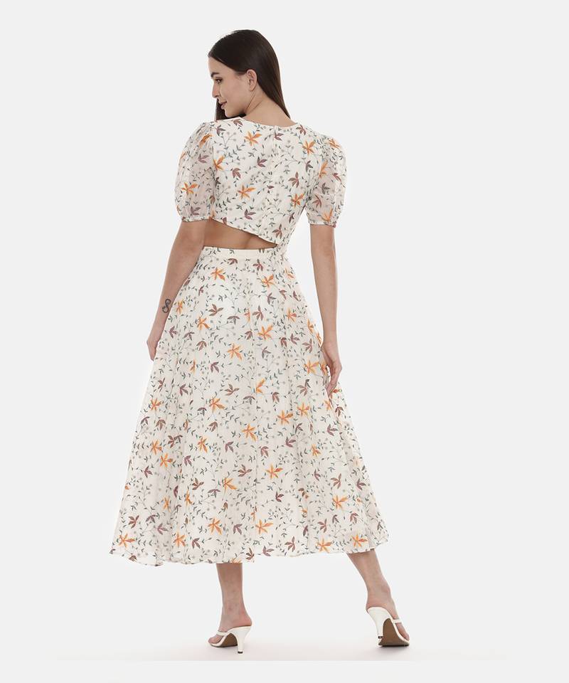 Embroidered Sylish Cut Dress