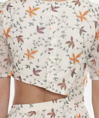 Embroidered Sylish Cut Dress 6