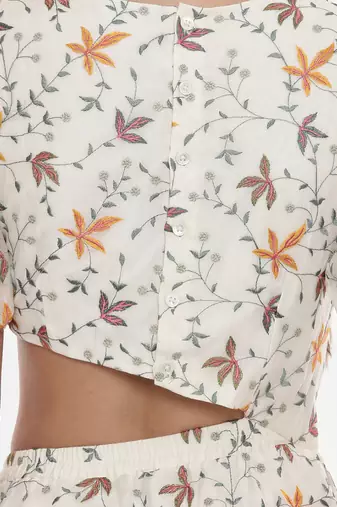 Embroidered Sylish Cut Dress