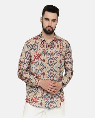 Muslin Ikat Print Shirt 1