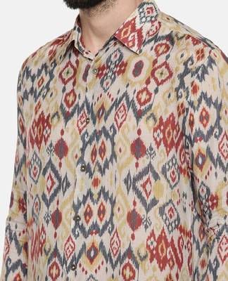 Muslin Ikat Print Shirt 2